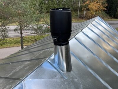 vilpe huippuimuri konesaumakatolla